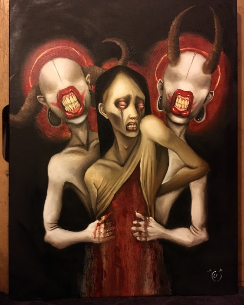 Personal Demons Oil on canvas