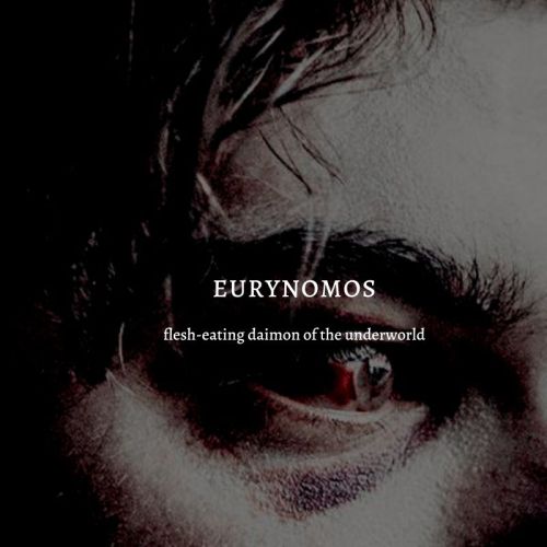 diioonysus: greek mythology | gods & goddesses| Ευρυνομος→ Eurynomos was a flesh-eating daim