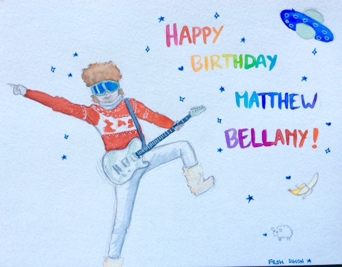 It’s done! Happy birthday Matt! ✨ Now who should I send this to? @musedotmuofficial? Anyway if