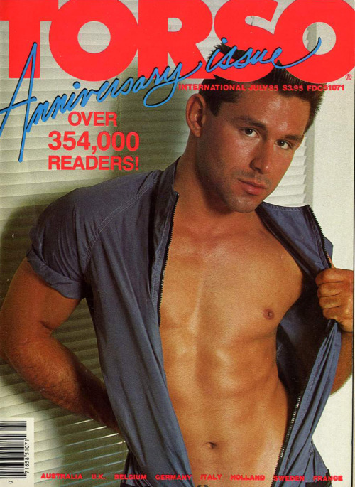 From TORSO magazine (July 1985)Photo story called “Eruption”photo by Hot VideosModel is 