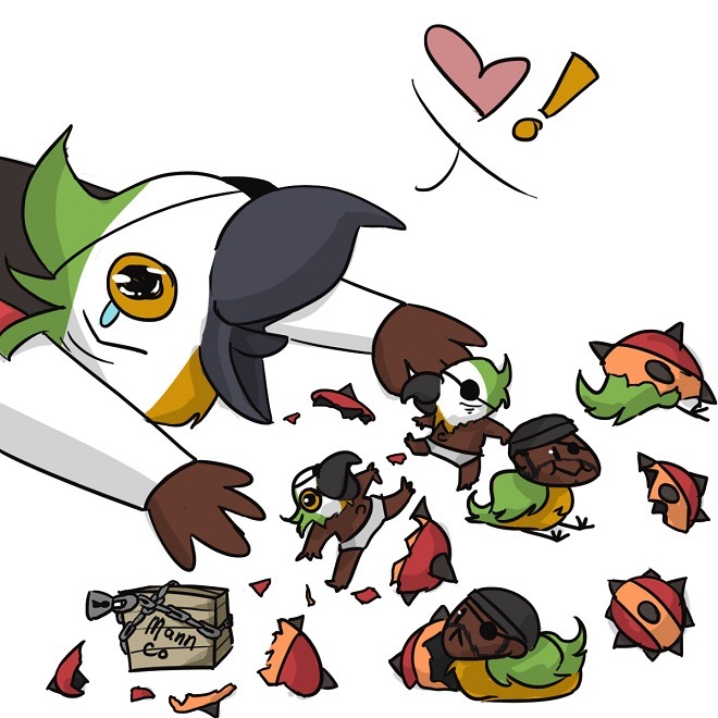 candivase:  Sometimes I like to crouch over my sticky bombs and pretend they are