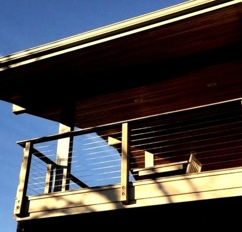 Deck Roof Extensions PortlandA Medium-sized Minimalist Deck Image With An Addition To The Roof