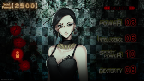 xenvita: New original Death Mark/死印 character: Kanata Eiko A talented pianist with death mark on her right eye. She is also a single mother and her son Kanata Momoha, also receive a death mark. 