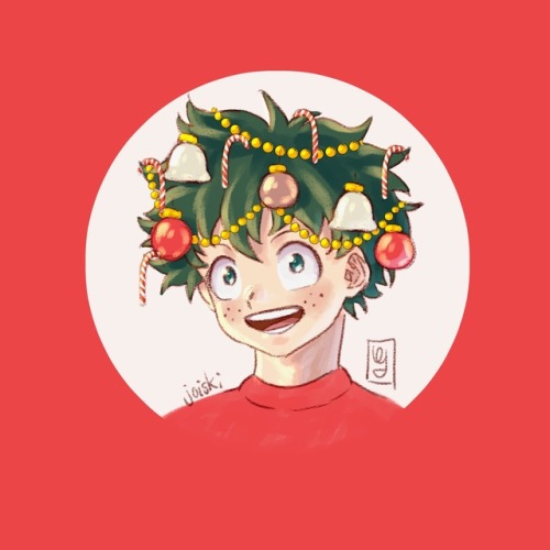 Lol, Deku brings you the Christmas spirit today~~✨Lol I just had to do it after I saw @allaboutsho