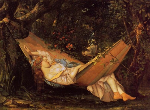 the-hammock-also-known-as-la-reve-gustave-courbet-1844