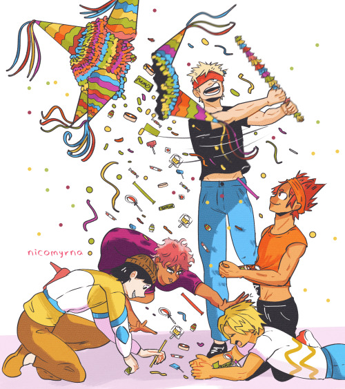 To the person who said that Bakusquad was too "americanized" well i mexicanized them <3