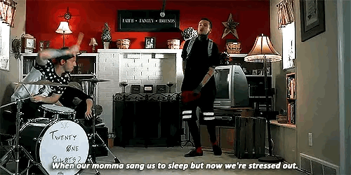 gracethelocaldreamer:     Blurryface album singlesFaily Local (3/17/2015)Tear In My Heart (4/6/2015)
