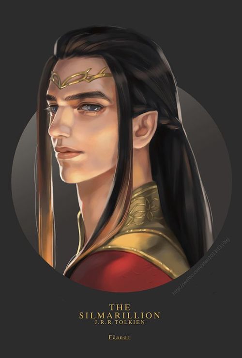 I couldn’t find Finarfin’s head profile, but you know what, Finrod does look pretty alikeArt Source: