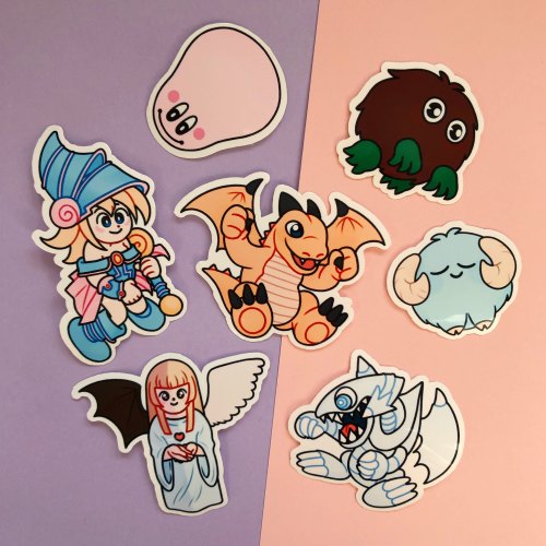 yugioh stickers in my shop now!