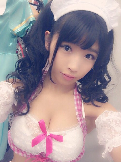 funkyfunx:  永井里菜さんのツイート: “ギリギリアウト〜！ だけど載せちゃう(*ﾟ▽ﾟ*)❣← #メイドの日 t.co/cylcaaSiBL&rdqu