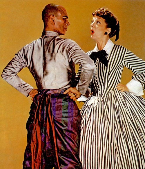 operaqueen: Yul Brynner and Gertrude Lawrence. The King and I. 1951.