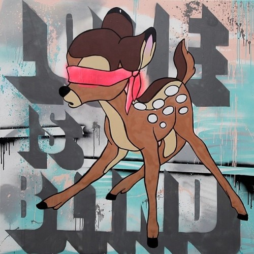 Regram from @juan_mcarb #loveisblind #mcarb #bambi #musthaveart #juanmcarb