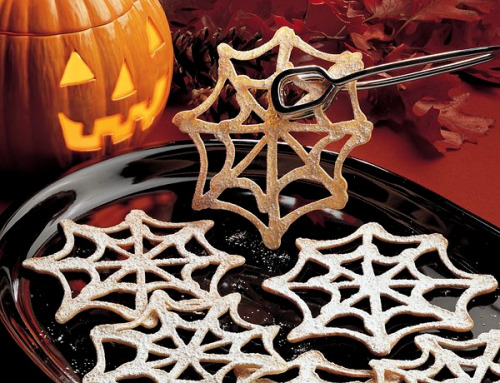 delicious-food-porn:  Spiderweb Cookies