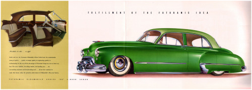 slammedbrochurecars:  1948 Oldsmobile Series 98 (Convertible Coupe, 4-Door Sedan, Club Sedan) Original (Convertible Coupe, 4-Door Sedan, Club Sedan). 