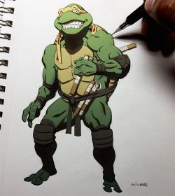 Chaseconley:  Some Tmnt Love. I Kinda Like The More Squat Shorter Turtles As Opposed