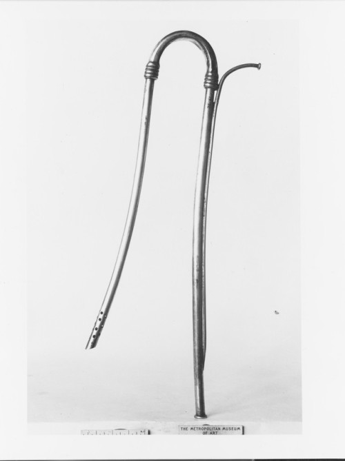 met-american-decor: Siphoning Tube via American Decorative ArtsMedium: SilverGift of Bashford Dean, 