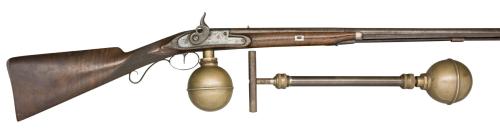 18th century air rifle made by Calverts of Leeds