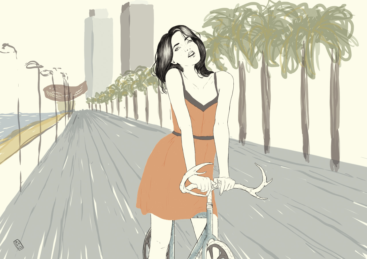 alexisbukowskiworks:  My deer bike 