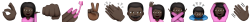 dope-weeknd:even the black emojis gotta get