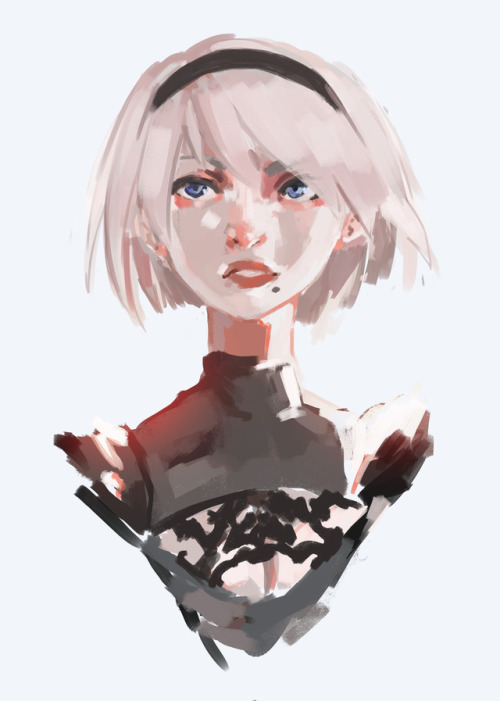 2B Portrait Nier Automata