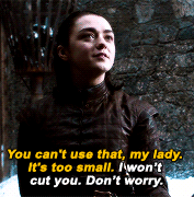 margaery-tyrrell:    game of thrones meme: [5/7] female characters↳ arya stark