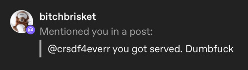 Ooo Ok Miss President Of The Cunt Community You Got Served LmaOAKAKSJD