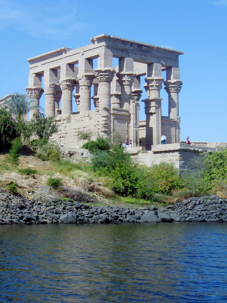 Trajan’s Kiosk, Temple of Isis at Philae, Agilkia Island, Aswan.