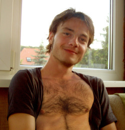 cute Florian’s hairy chest