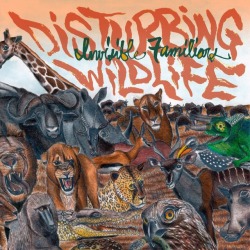 The album “Disturbing wildlife” by Invisible Familiars came out in New York yesterday. David made the cover.