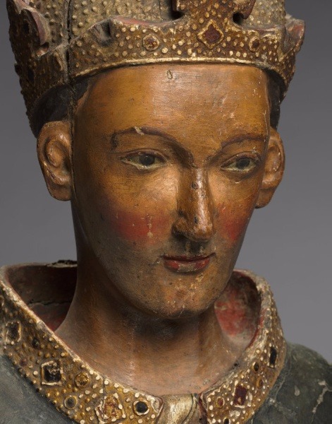 acheiropoietos:  Bust Reliquary of St. Louis, Bishop of Toulouse, late 1300sItaly,