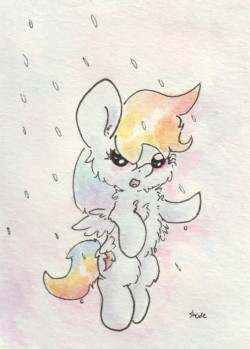 Slightlyshade:  Dash Brings Some Rain!  ^W^!