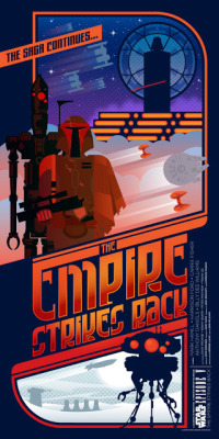 thepostermovement:  Star Wars: The Empire