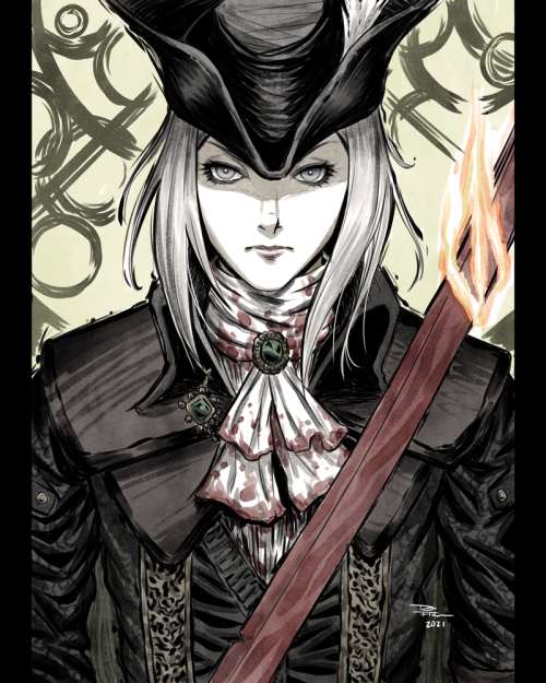 Arttrober Day17: Lady Maria (Bloodborne)I hear this game is hard.Here’s a link to the Arttrobe