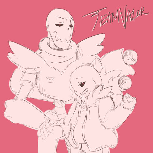 strawberry-nom-cat:  jellyfishwarden:  which team are you?  Valor totally! ＼(>o