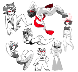 some doodles of terezi (full view) this