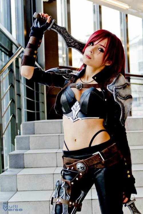 Porn photo league-of-legends-sexy-girls:  Katarina Cosplay