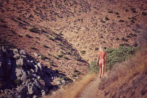 nude hiking and camping adult photos