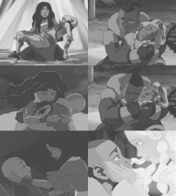 kristallioness:  Both Southern Water Tribe siblings (almost) losing their loved ones in the series’ finales: * Sokka and Yue in “The Siege of the North, Part 2” (ATLA 1.20)* Katara and Aang in “The Crossroads of Destiny” (ATLA 2.20) 