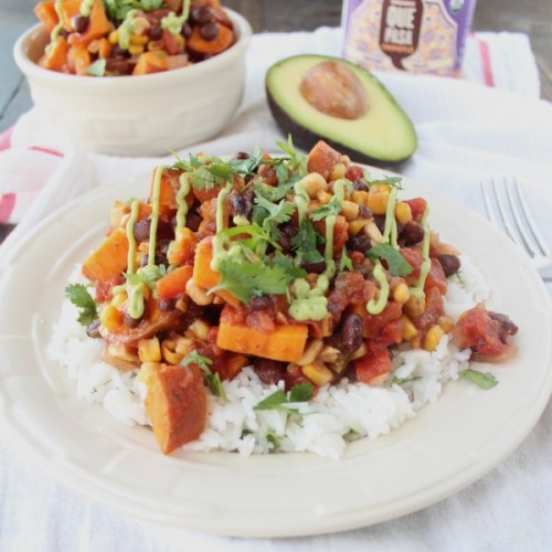 Mexican chipotle sweet potato casserole