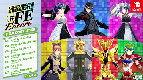Tokyo Mirage Sessions #FE Encore introduces many costumes new to this version of the game. Whether y