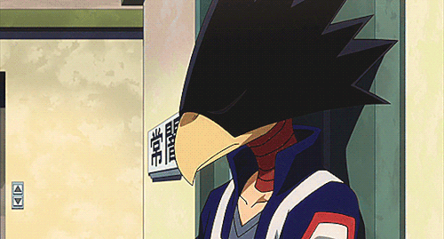 fumikage:Tokoyami’s Room - 1A Dormitory “GET OUT!!”