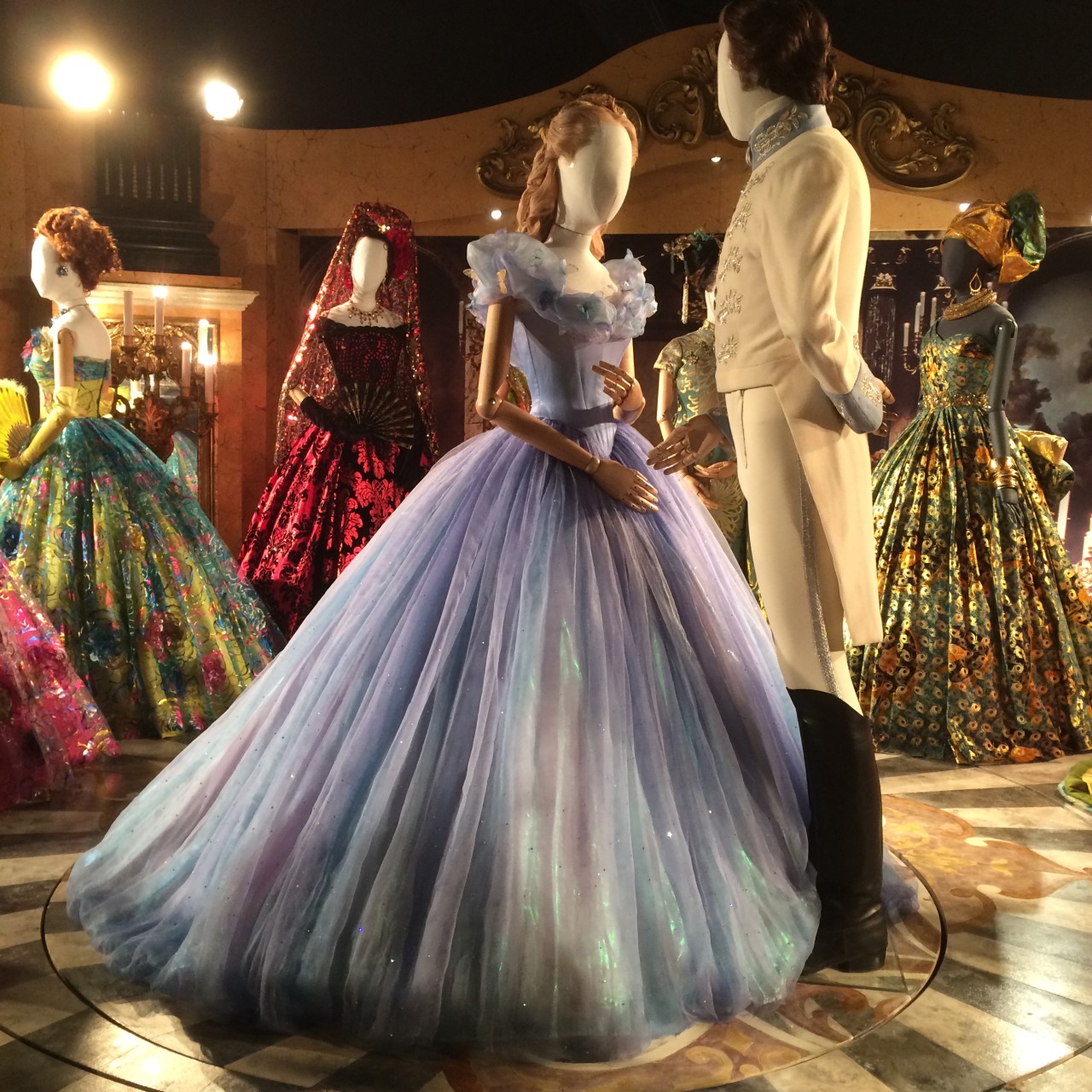 Some more costumes from the Cinderella exhibit in...