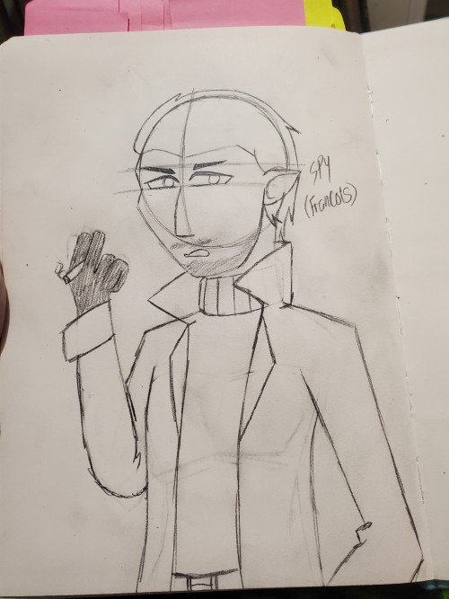 Bringing Sniper, Rick Mundy, A Werewolf; Spy, Francois, A Changeling; And Their Son Adam (oc) Who Is