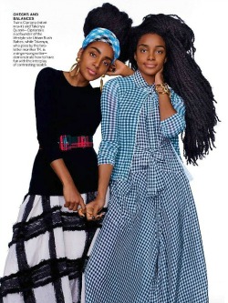 heyfranhey:  The Urban Bush Babes in the February 2015 issue of Vogue Magazine 