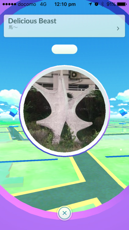 bestofpokemongo:The Japanese underneath just says ‘horse…’