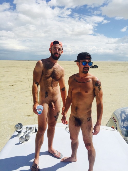 Naked dudes on a truck… I approve