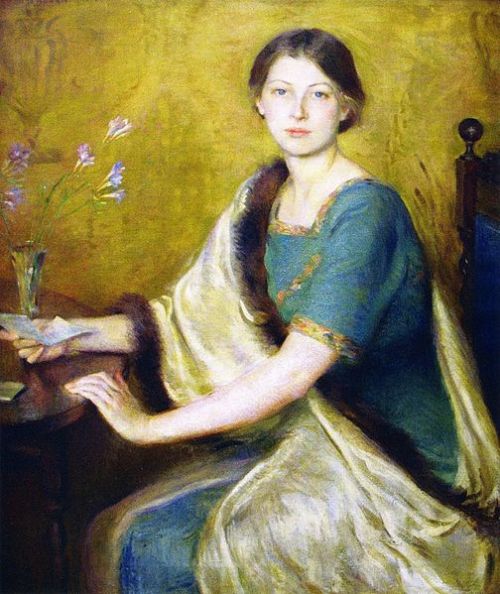sketchbookofbalderdash:“The Letter” (1916) by Mary Brewster Hazelton, born November 23nd