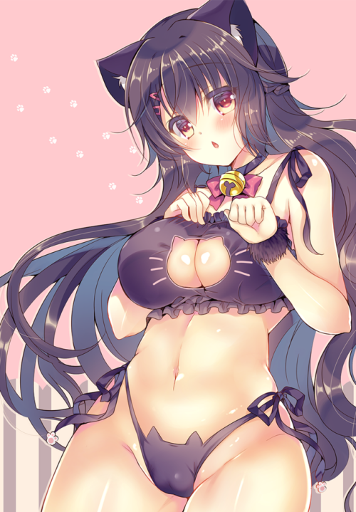 lewdest-lounge:  にゃん？  