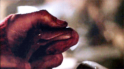 nostlaco:  “The idea behind the glove was a practical one on Wes Craven’s part, as he wanted to give the character a unique weapon, but also something that could be made cheaply and wouldn’t be difficult to use or transport. At the time, he