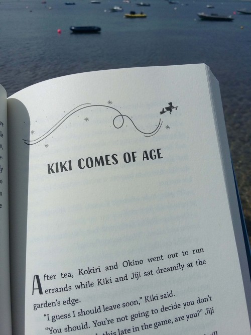 My copy of Kiki’s Delivery Service arrived in time for some reading by the sea. Sadly there was no s